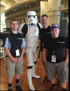 storm trooper with Jon and sons